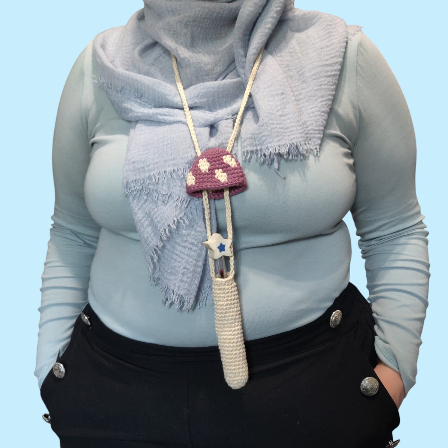 Mushroom Lanyard - Spotted