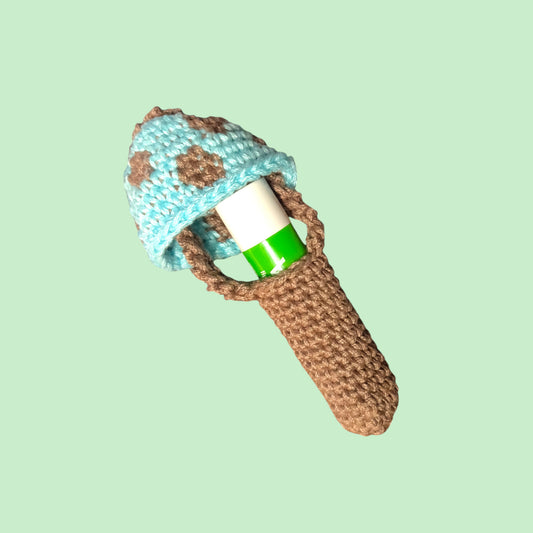 Mushroom Chapstick Holder - Spotted