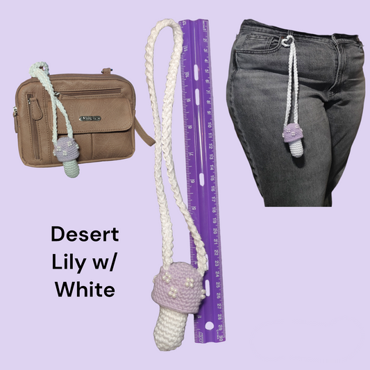 Mushroom Bag Charm - Beaded