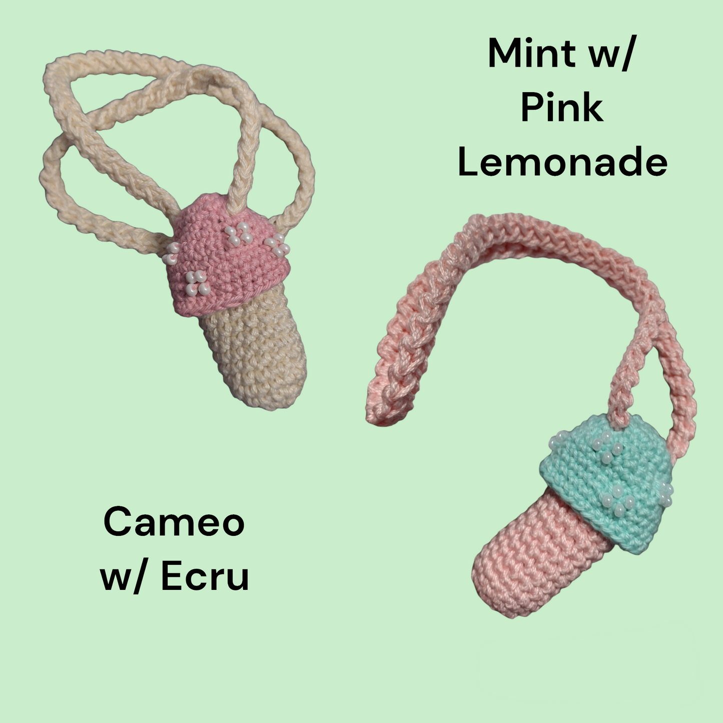 Mushroom Bag Charm - Beaded