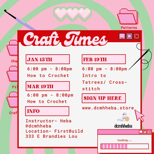 Intro to Crochet (03/19) at FirstBuild