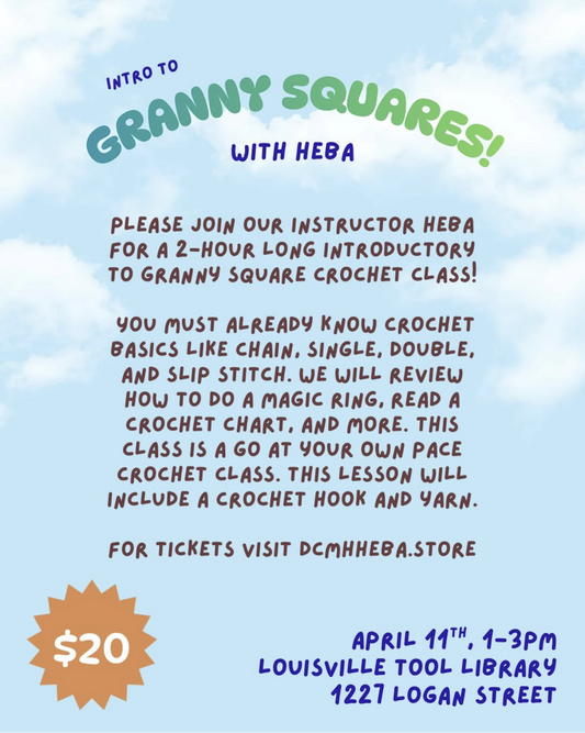 Intro to Granny Squares (04/11) at Tool Library