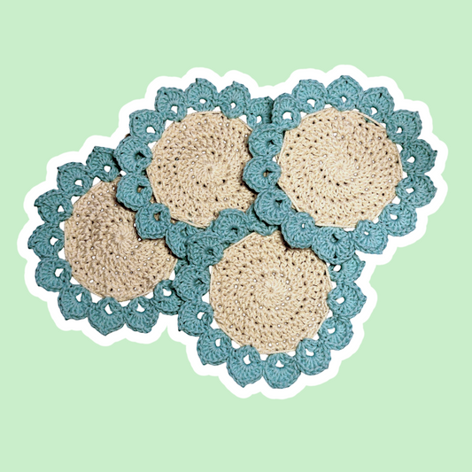 Flower Coasters Set