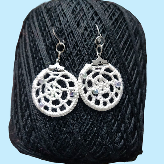 Spider Web Earrings
