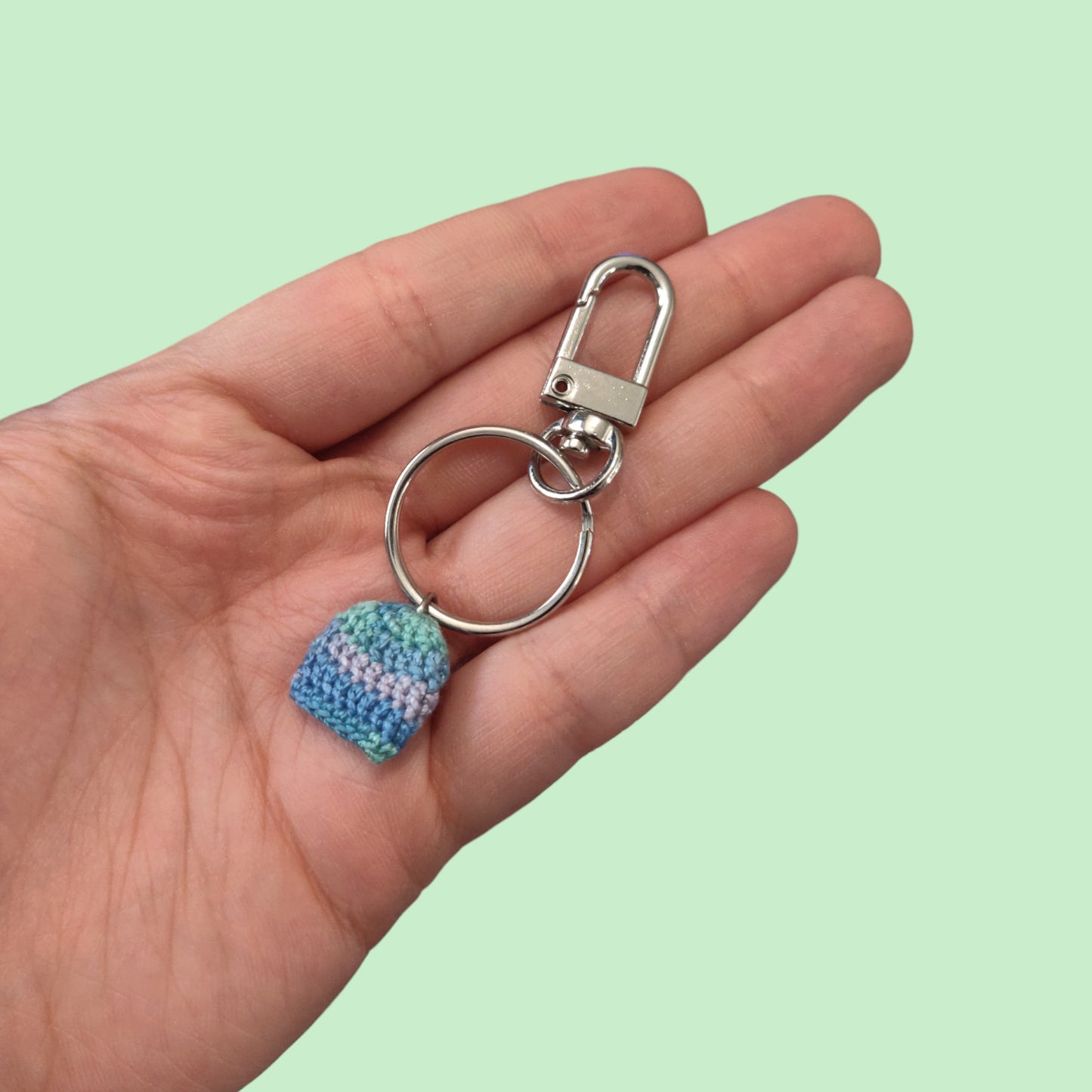 Miniature Beanie Keychain