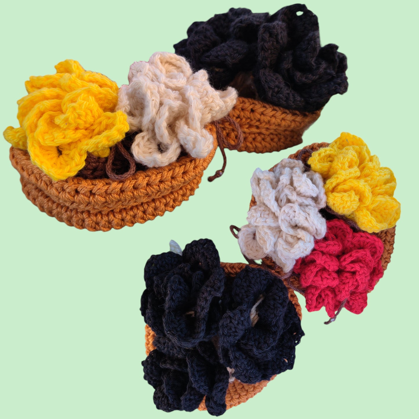 Flower Coasters Set