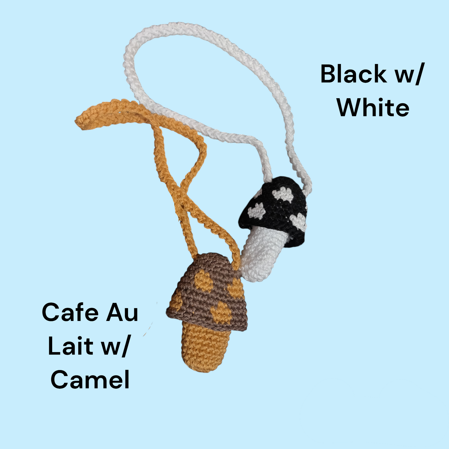 Mushroom Bag Charm - Spotted