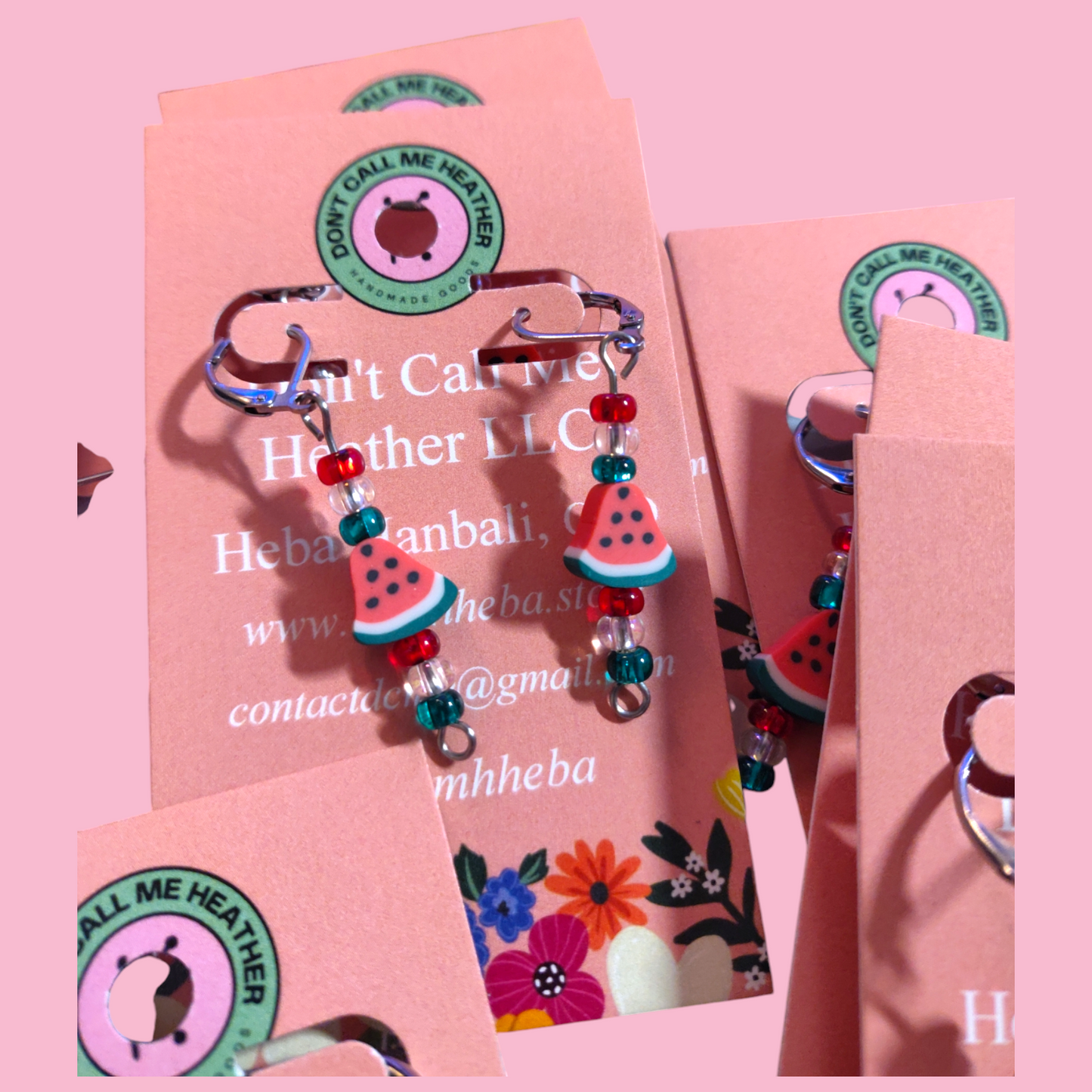 Watermelon Earrings