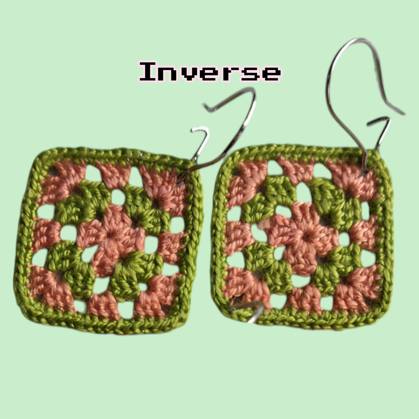 Micro Granny Square Earrings