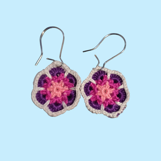 African Flower Earrings