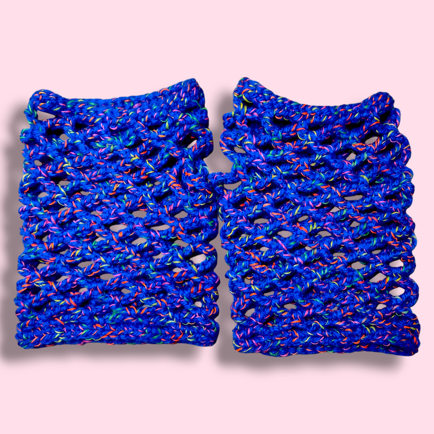 Fishnet Gloves (Vibrant Blue)